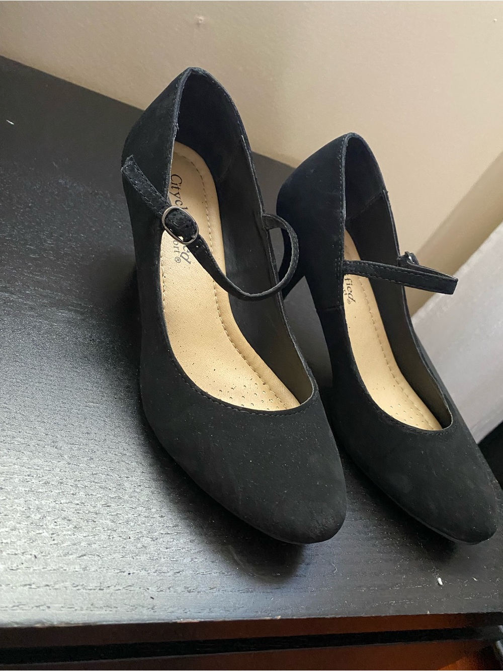 Cityclassified Black Mary Jane Heels